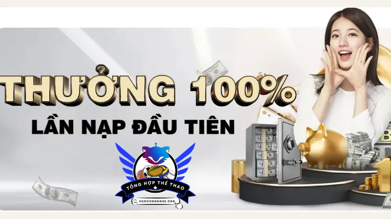 Khuyến mãi nạp tiền 100%