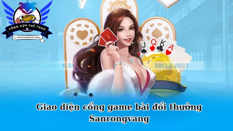 Giao diện cổng game bắt mắt